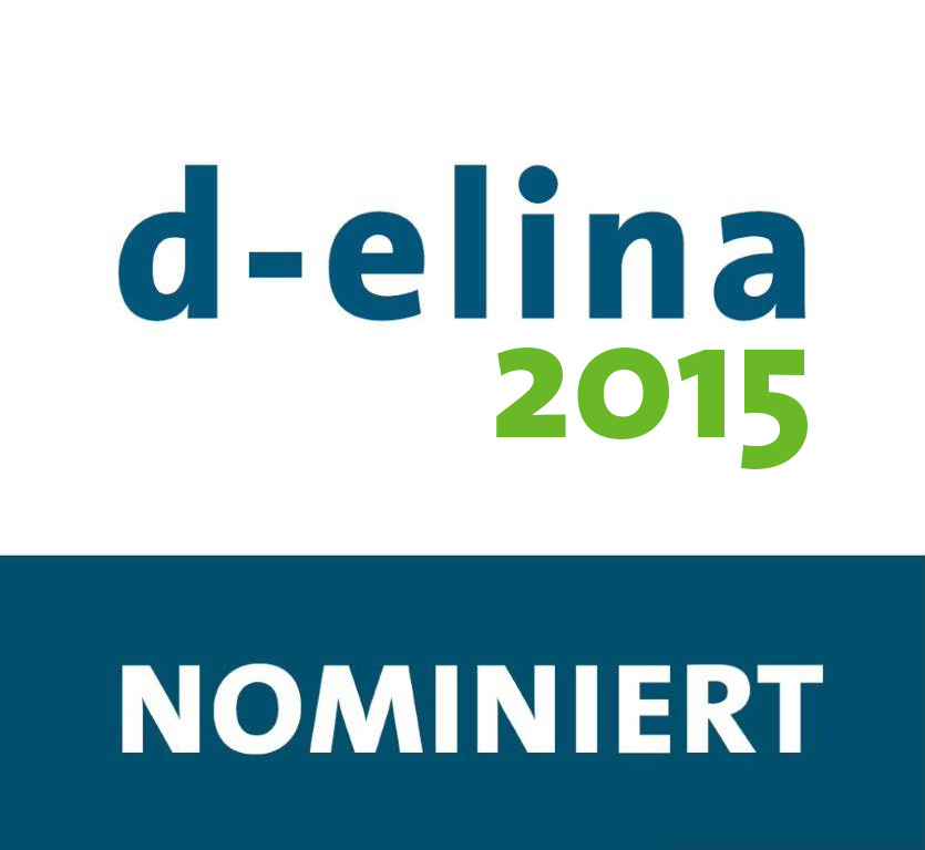 nominiert für den d-elina-Award 2015